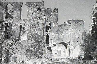 Kasteel Nederhemert-Zuid twintig jaar geleden.