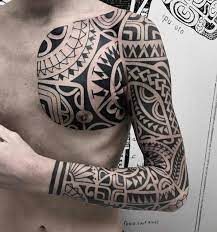 Polynesische tattoo
