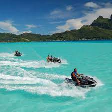 Op safari-Bora Bora.