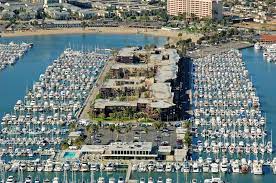 Van de lucht uit gezien, marina del Rey Los Angeles