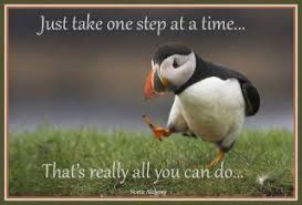 Stap voor stap, doorgaan