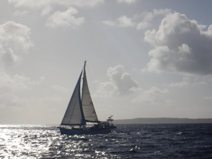 Blue Spirit haalt ons in.