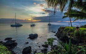 Resort bij Taveuini ankerplaats.