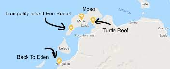 We liggen bij Turtle Reef.