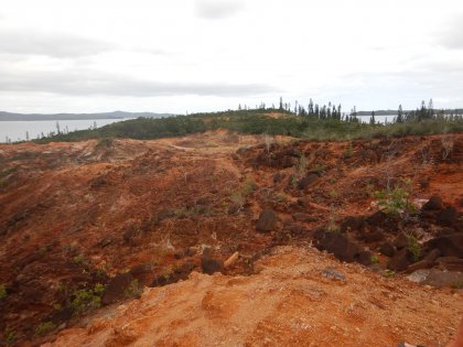 krater op Ile de Casy