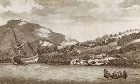 Endeavour, Captain Cook schipbreuk op Grand Barrier rif