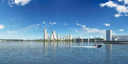 Skyline Amsterdam.