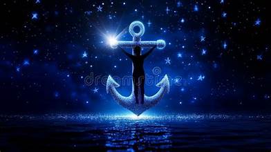 rustig slapen en dromen achter anker