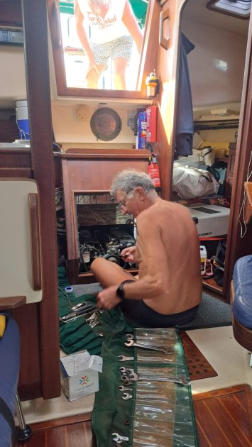 tien minuten voor het vertrek